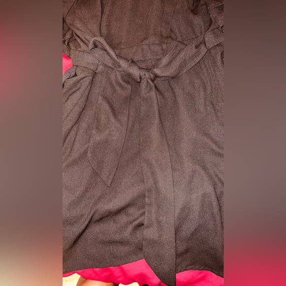 Windsor Store Black button down dress - Picture 4 of 6